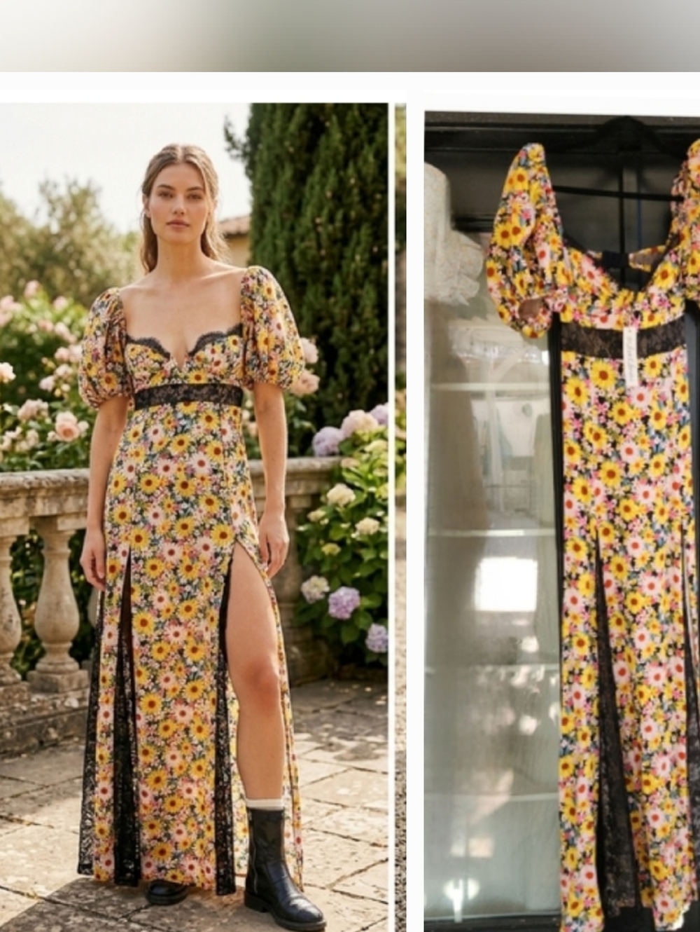 For Love and Lemons Silvia Floral Maxi Dress